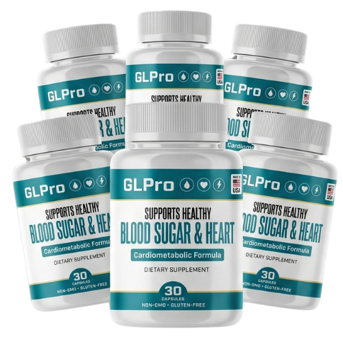 GLPro — 6 bottle pack — Blood Sugar & Heart Support
